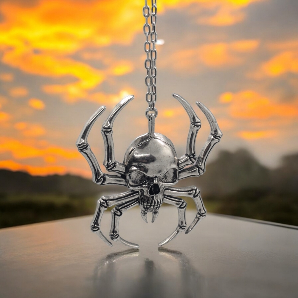 Killstar Spider Pendant & Necklace